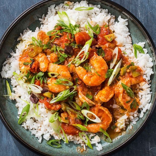 Shrimp with Tomatoes and Warm Spices Image